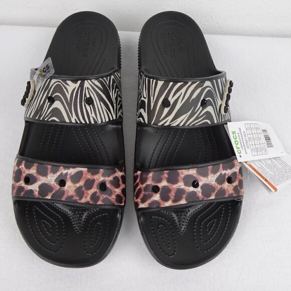 Crocs Animal Print Slides Men\'s Size 15 US Double Strap Sandals main image 10